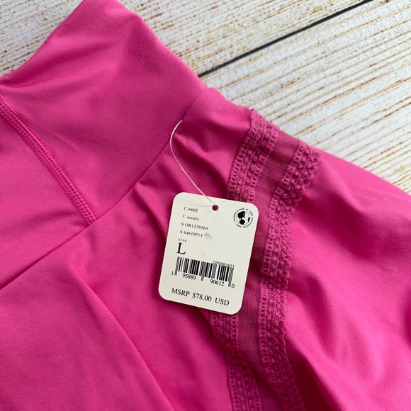 Pink Pleated Active Skort Free People Movement - Picture 4 of 6